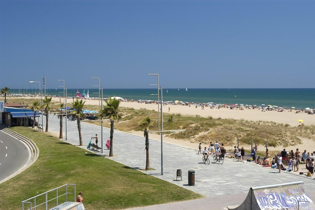 Family Deluxe Apartment Beach Castelldefels Exterior foto